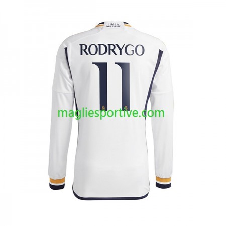 Completo Calcio Real Madrid Rodrygo Goes 11 Divisa Prima 2023-2024 ML